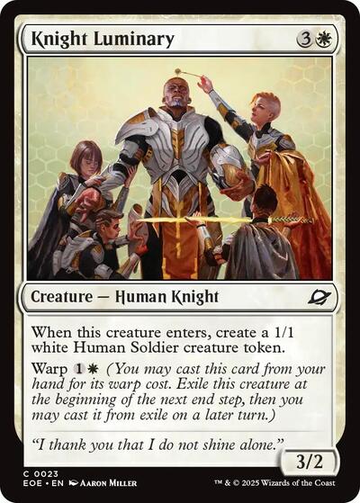 Knight Luminary (Edge of Eternities) Light Play