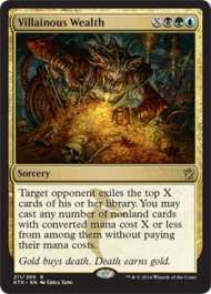 Villainous Wealth (Khans of Tarkir) Heavy Play