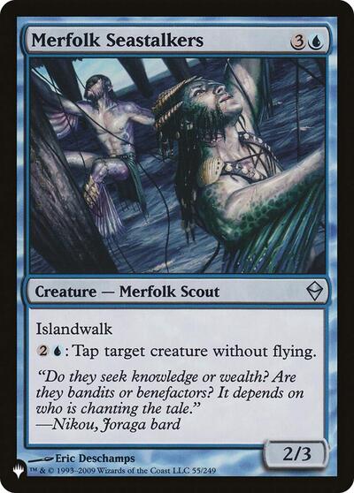 Merfolk Seastalkers (The List) Light Play