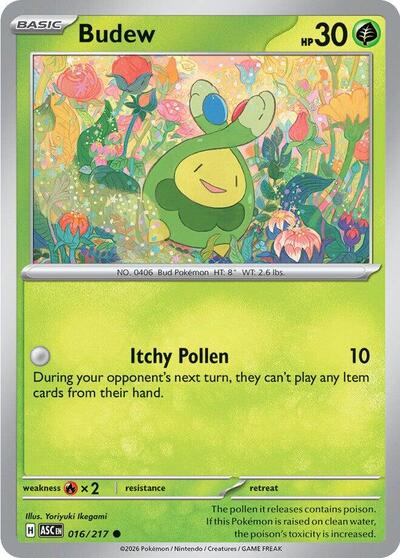Budew - 016 (ME: Ascended Heroes) Light Play
