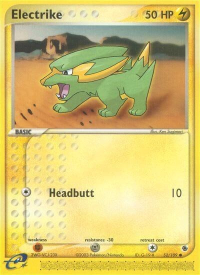 Electrike - 52 (Ruby and Sapphire) Medium Play