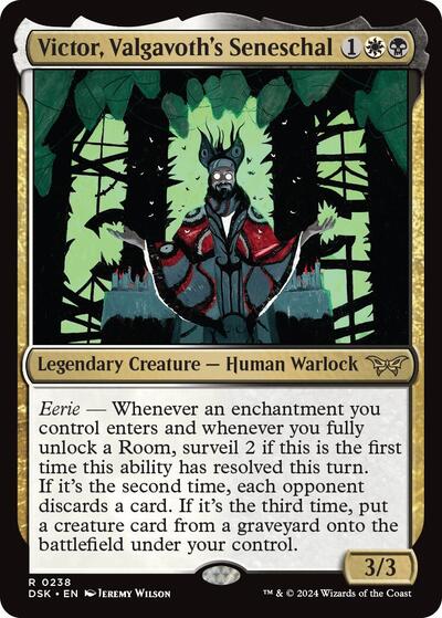 Victor, Valgavoth's Seneschal (Duskmourn: House of Horror) Light Play