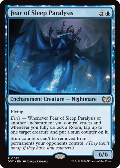 Fear of Sleep Paralysis (Commander: Duskmourn: House of Horror) Light Play