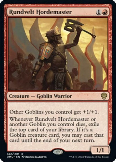 Rundvelt Hordemaster (Dominaria United) Light Play Foil