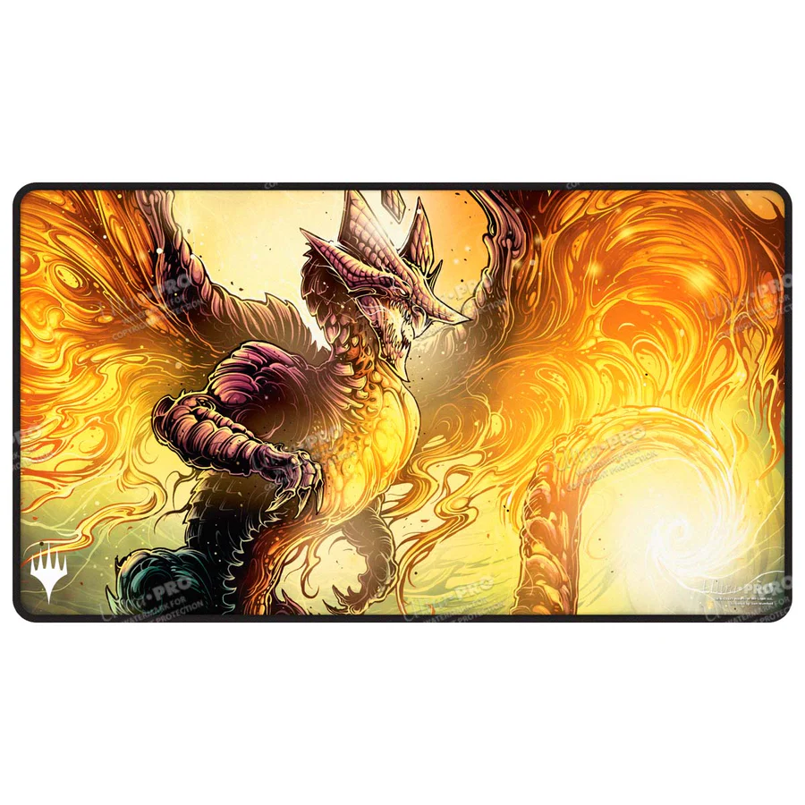 Ultra Pro - Tarkir Dragonstorm Betor, Kin to All Black Stitched Playmat for Magic: The Gathering