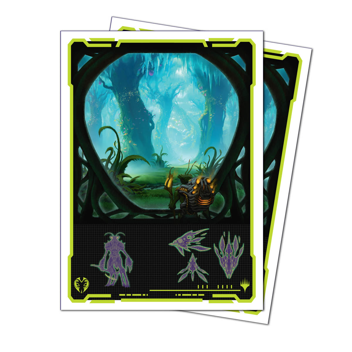 Ultra Pro - Edge of Eternities Evendo, Waking Haven 105ct APEX Deck Protector Sleeves for Magic: The Gathering