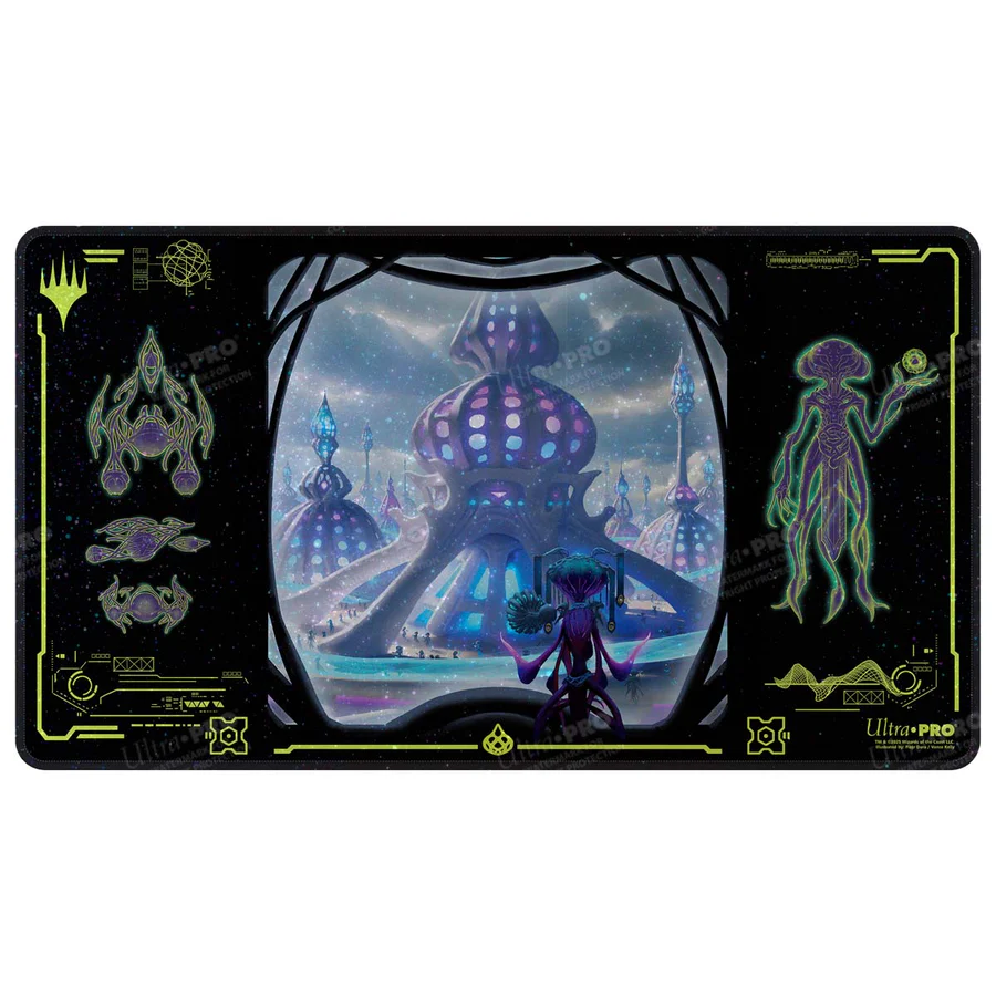 Ultra Pro - Edge of Eternities Uthros, Titanic Godcore Holofoil Playmat for Magic: The Gathering