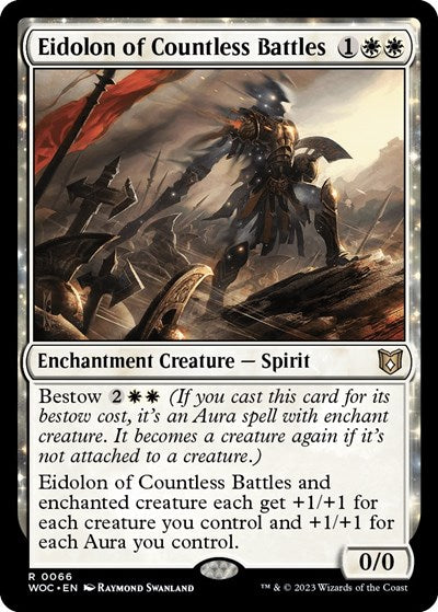 Eidolon of Countless Battles (Commander: Wilds of Eldraine) Light Play