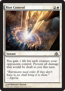 Riot Control (Dragon's Maze) Light Play