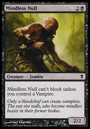Mindless Null (Zendikar) Near Mint