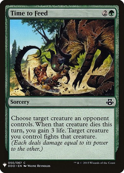 Time to Feed (Mystery Booster) Light Play