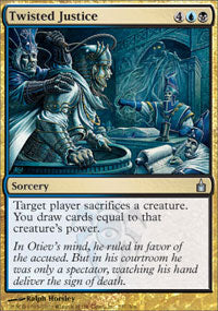Twisted Justice (Ravnica) Medium Play