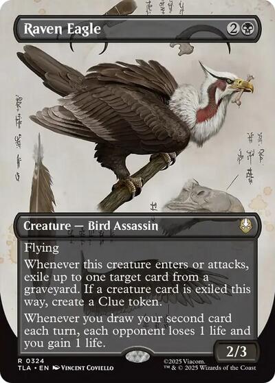 Raven Eagle (Borderless) (Avatar: The Last Airbender) Light Play