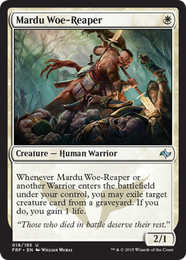 Mardu Woe-Reaper (Fate Reforged) Light Play