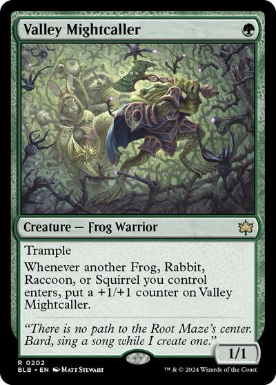 Valley Mightcaller (Bloomburrow) Light Play