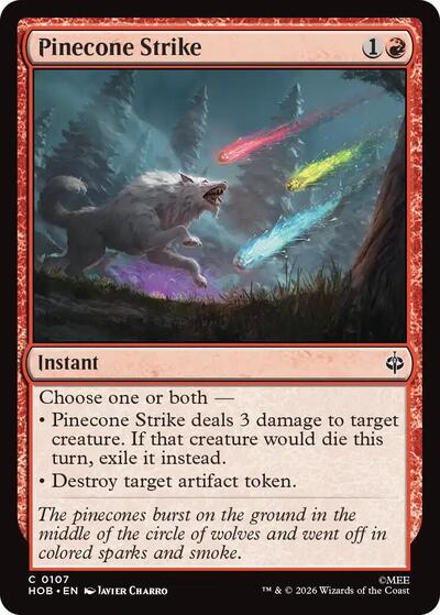 Pinecone Strike (The Hobbit) Light Play Foil