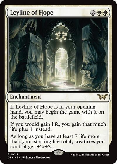 Leyline of Hope (Duskmourn: House of Horror) Light Play