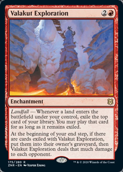 Valakut Exploration (Zendikar Rising) Light Play