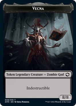 Vecna Token (Promo Pack: Adventures in the Forgotten Realms) Light Play