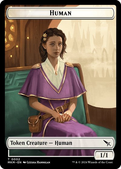 Human Token (Murders at Karlov Manor) Light Play