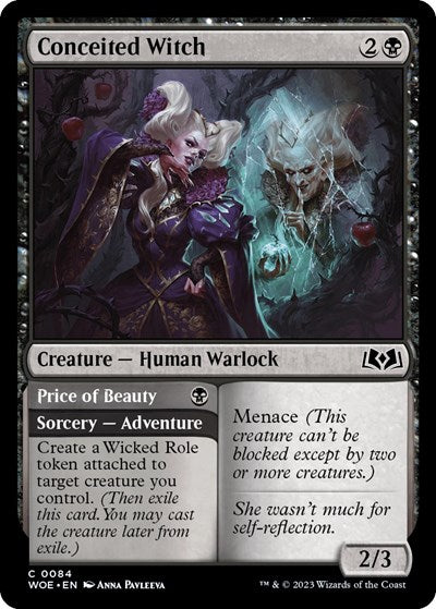 Conceited Witch (Wilds of Eldraine) Light Play