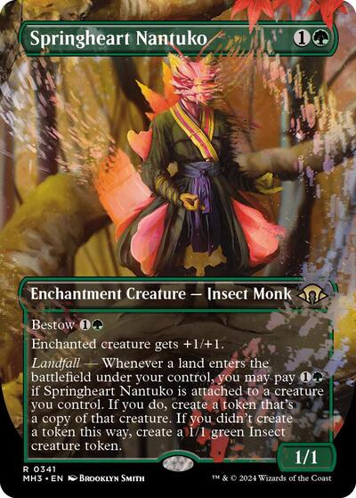 Springheart Nantuko (Borderless) (Modern Horizons 3) Light Play
