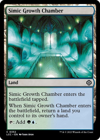 Simic Growth Chamber (Commander: The Lost Caverns of Ixalan) Light Play