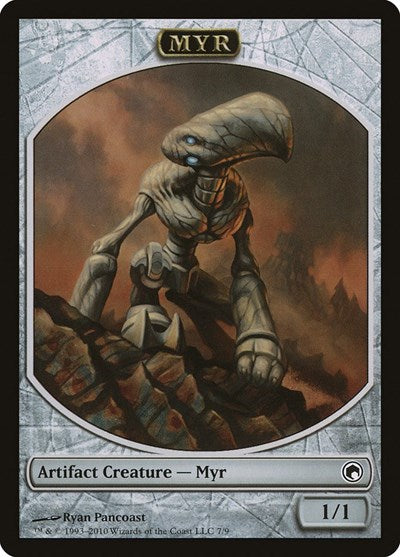Myr Token (Scars of Mirrodin) Light Play