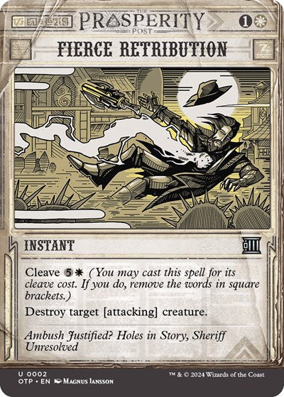 Fierce Retribution (Outlaws of Thunder Junction: Breaking News) Light Play