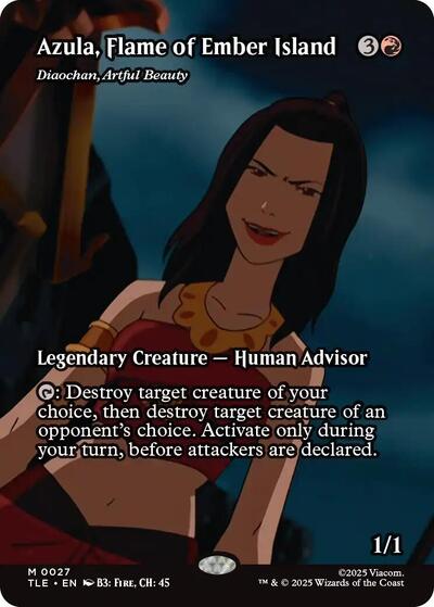 Azula, Flame of Ember Island - Diaochan, Artful Beauty (Borderless) (Avatar: The Last Airbender: Eternal-Legal) Light Play