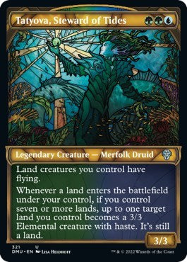 Tatyova, Steward of Tides (Showcase) (Dominaria United) Light Play