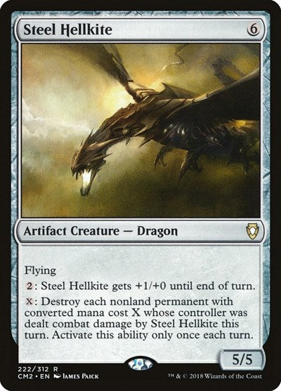 Steel Hellkite (Commander Anthology Volume II) Light Play