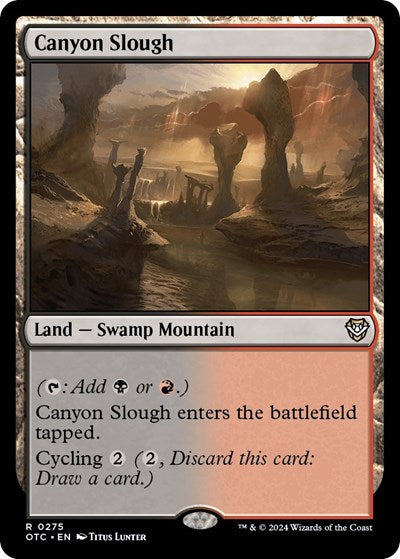 Canyon Slough (Commander: Outlaws of Thunder Junction) Light Play