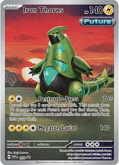 Iron Thorns - 098 (SV: Scarlet & Violet Promo Cards) Near Mint Holofoil