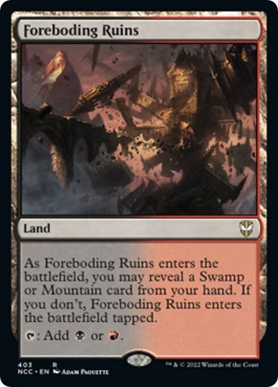 Foreboding Ruins (Commander: Streets of New Capenna) Light Play