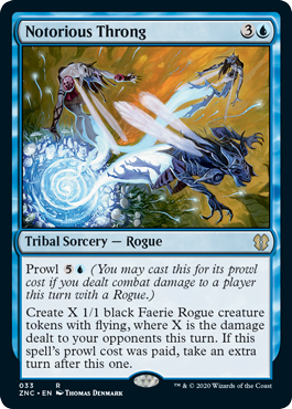 Notorious Throng (Commander 2020 Zendikar Rising) Light Play