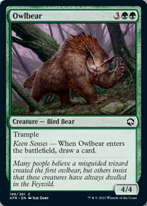 Owlbear (Adventures in the Forgotten Realms) Light Play Foil