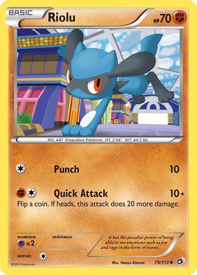 Riolu (Legendary Treasures) Medium Play