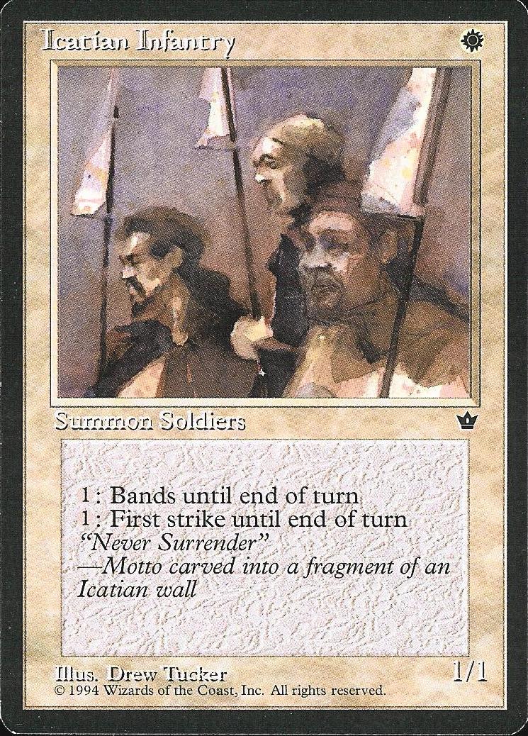 Icatian Infantry (Tucker) (Fallen Empires) Medium Play