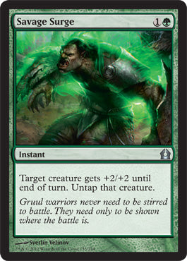 Savage Surge (Return to Ravnica) Light Play Foil