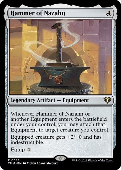 Hammer of Nazahn (Commander Masters) Near Mint Foil