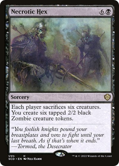 Necrotic Hex (Commander 2022 Starter Decks) Light Play