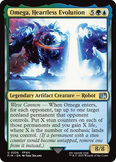 Omega, Heartless Evolution (Universes Beyond: FINAL FANTASY) Light Play Foil
