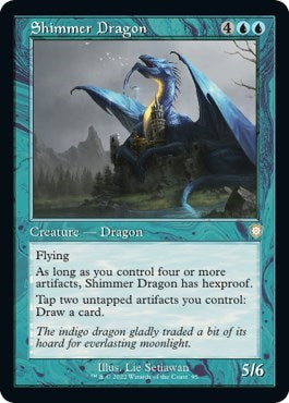 Shimmer Dragon (Commander: The Brothers' War) Light Play