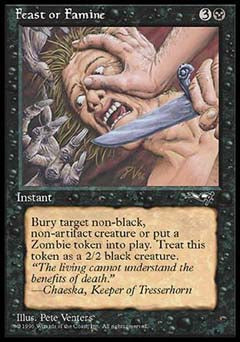 Feast or Famine (Knife) (Alliances) Light Play