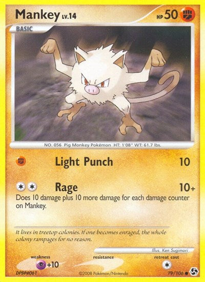 Mankey (Great Encounters) Medium Play