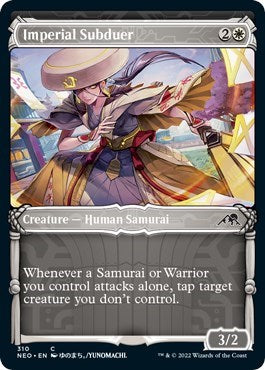 Imperial Subduer (Showcase) (Kamigawa: Neon Dynasty) Light Play