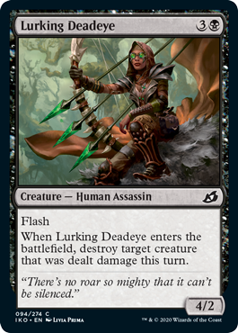 Lurking Deadeye (Ikoria: Lair of Behemoths) Light Play