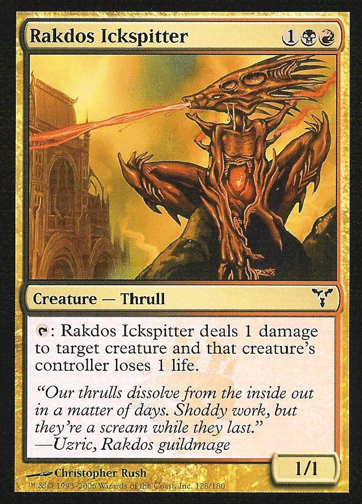 Rakdos Ickspitter (Dissension) Medium Play