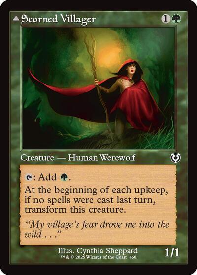Scorned Villager (Retro Frame) (Innistrad Remastered) Light Play Foil
